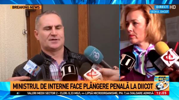 carmen dan ministru de interne plangere la diicot impotriva lui romica parpalea mortul lui dragnea