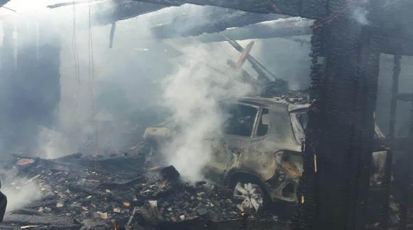 incendiu in bucure ti barbat ars pe tot corpul