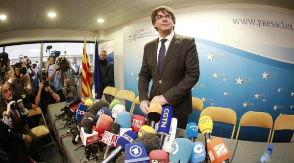 puigdemont azil politic lovitura pentru liderul catalan