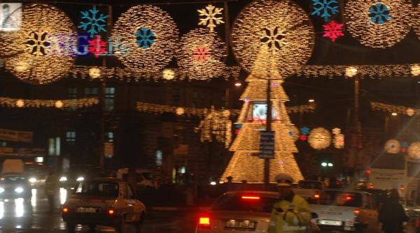 craciun cand se aprind luminitele de sarbatori in capitala