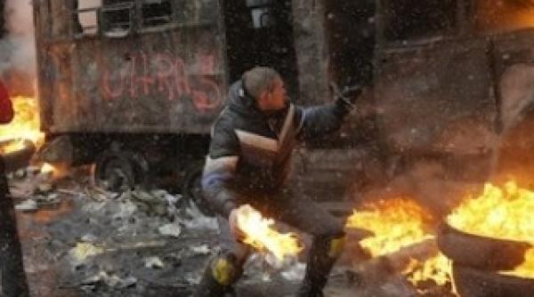 ucraina saaka vili arestare confruntari violente in strada