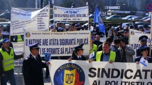 sindicalistii din politie reclama subfinantarea sistemului
