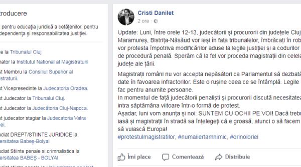 judecatorii ies in strada ca sa protesteze fata de modificarile legilor justitiei