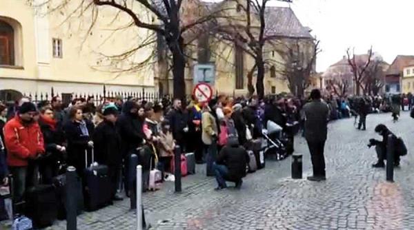 sibiu protest mut sediu psd nu am emigrat pentru ca ne pasa