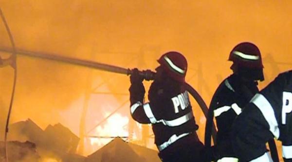 incendiu la o pensiune din moieciu de sus