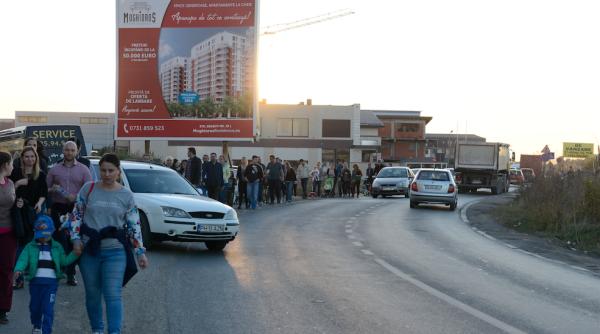 aglomeratia din ghencea la final construire pasajul domnesti