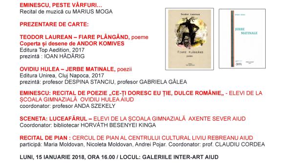 mihai eminescu comemorat in inima ardealului