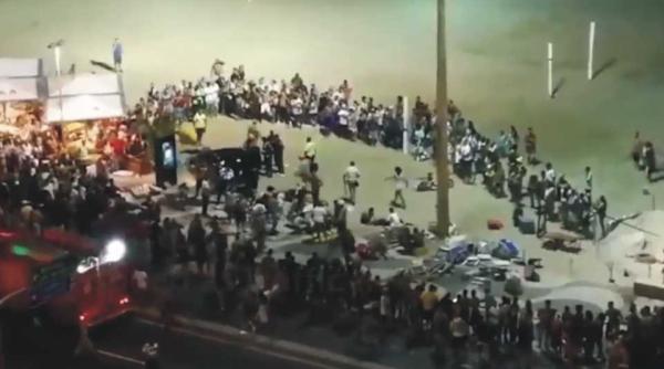 o masina a intrat accidental in multimea de pe promenada de la copacabana un bebelus a murit