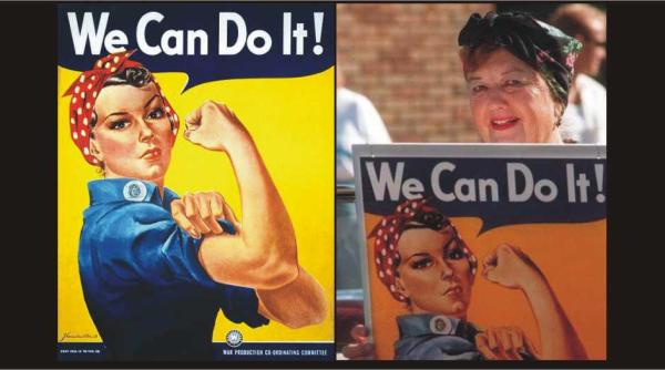 eroina afisului we can do it a decedat la varsta de 96 de ani