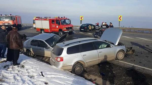 cinci raniti intr un accident rutier langa cluj napoca