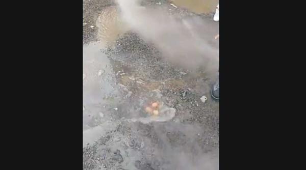 video viral pe net oua fierte in intersectie iarna