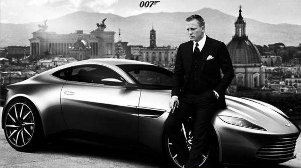daniel craig masina bond la licitatie aston martin vanquish 2014