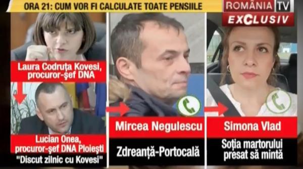 negulescu discu ie halucinanta cu so ia unui martor cheie audio