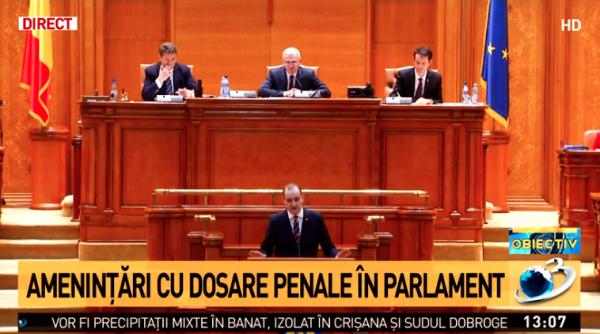 vilceanu dragnea replici in parlament aveti deja si plangerea penala facuta