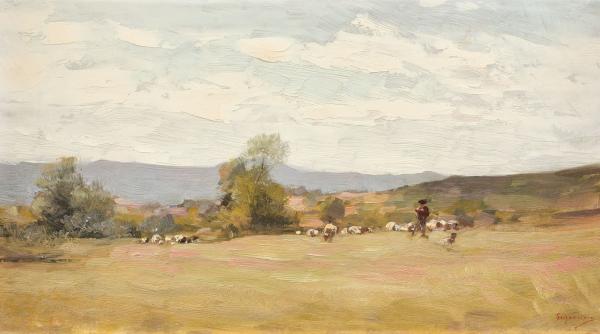 ciobanas cu turma de oi de nicolae grigorescu vandut