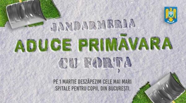 jandarmeriaaduceprimavaracuforta mobilizare pentru deszapezire