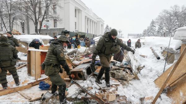 mihail saakasvili ciocniri la kiev intre poli ie i sus inatorii fostului pre edinte georgian