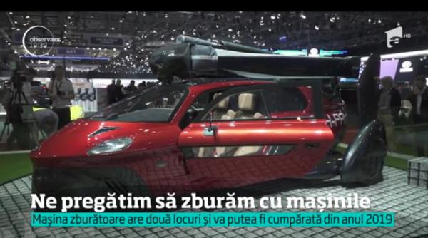 ma ina zburatoare pre uria prezentare oficiala bolidul gata sa decoleze