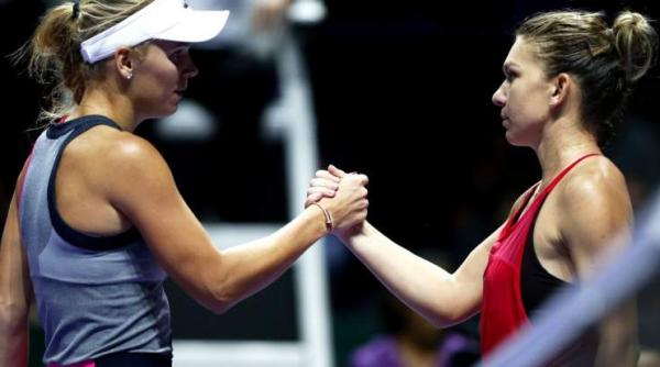 indian wells wozniacki eliminata halep lider mondial i dupa turneu