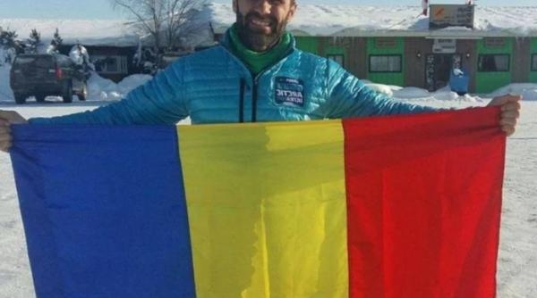 tiberiu u eriu victorie uria a dupa ce a trecut linia de start tinand in maini steagul romaniei