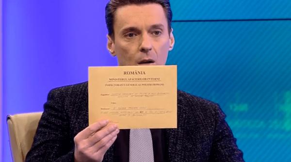 plicul primit de mircea badea aceasta foaie nu ar trebui sa existe