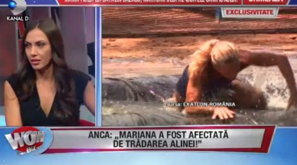 exatlon romania mariana eliminata anca alina a tradat