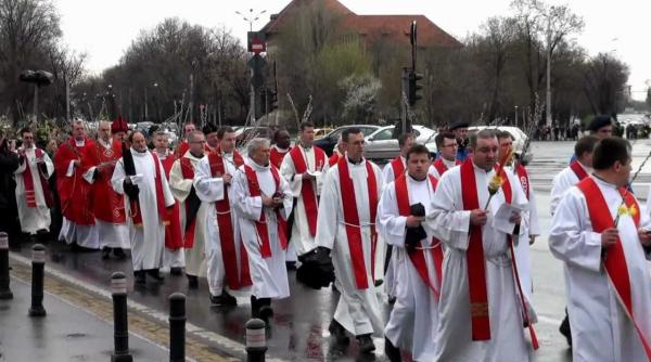 florii catolice 2018 procesiune bucure ti restric ii de trafic