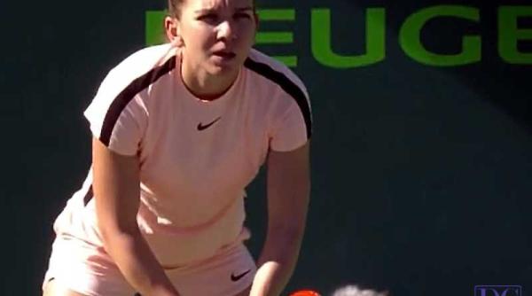 miami open simona halep nervoasa in meciul de dublu s a certat cu begu foto