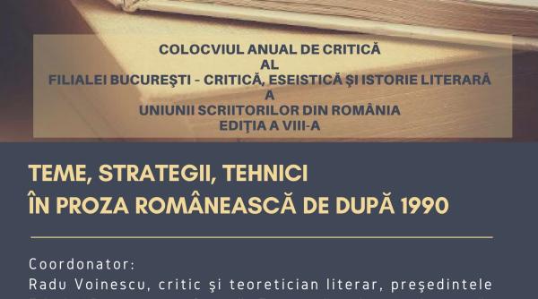 colocviu teme strategii tehnici in proza romaneasca de dupa 1990