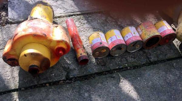 munitie neexplodata explodata