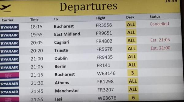 zeci de romani bloca i pe aeroportul din roma