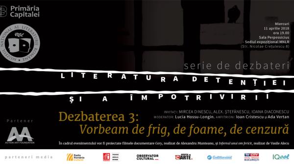 literatura deten iei i a impotrivirii intalnire cu mircea dinescu