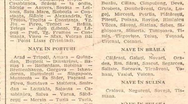 imagine de colectie flota romaniei de altadata