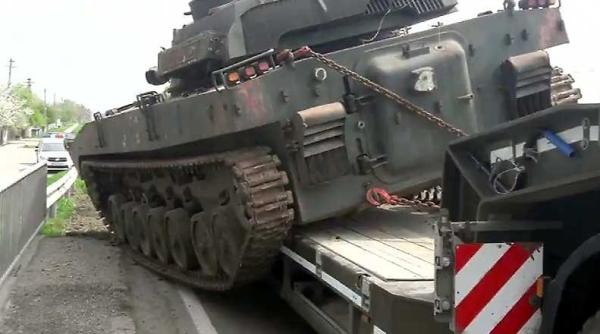 prahova  trafic restrictionat pe dn 1b  intre buzau si ploiesti  din cauza unui tanc