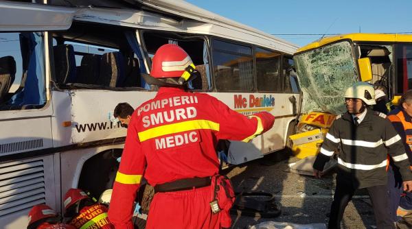 accident satu mare doua autobuze implicate plan rosu de interven ie