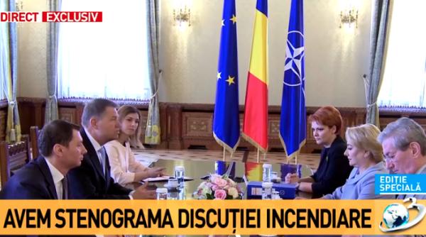 viorica dancila klaus iohannis telefon stenograma discu iei bogdan chirieac e stupefiant