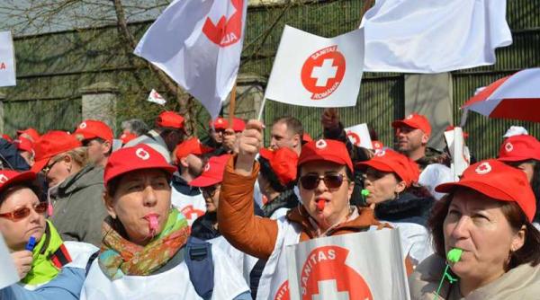 sanitas negocieri cu guvernul ultima incercare de stopare a grevei de pe 11 mai