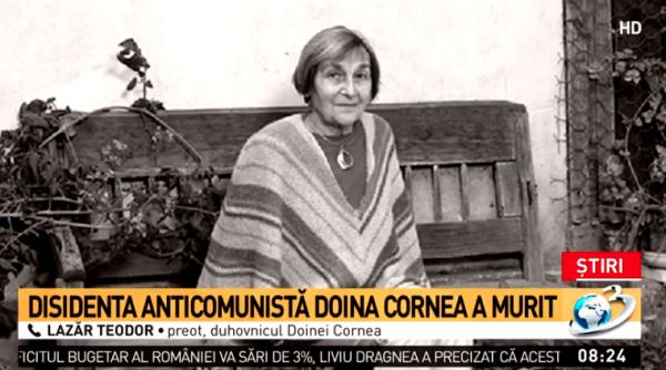 doina cornea a murit lazar teodor duhovnicul ei fac o spovada in direct