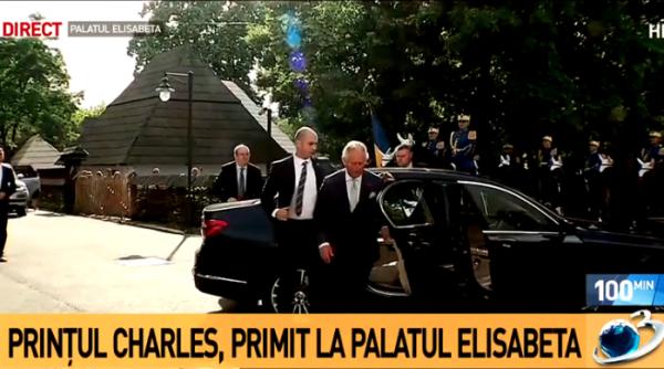 prin ul charles primit la palatul elisabeta