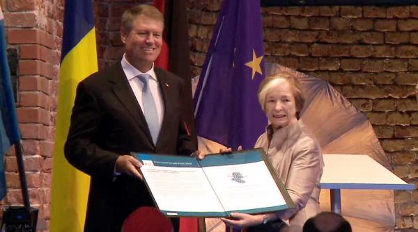 iohannis premiul franz josef strauss din partea funda iei hanns seidel