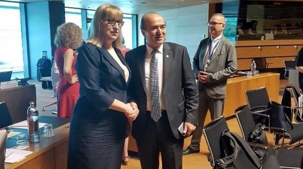 tudorel toader la reuniunea consiliului jai de la luxemburg