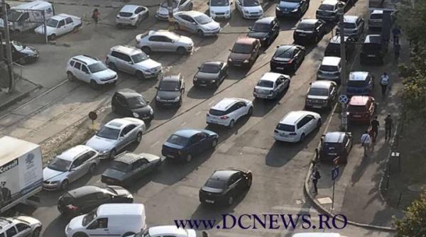 trafic ingreunat pe centura capitalei