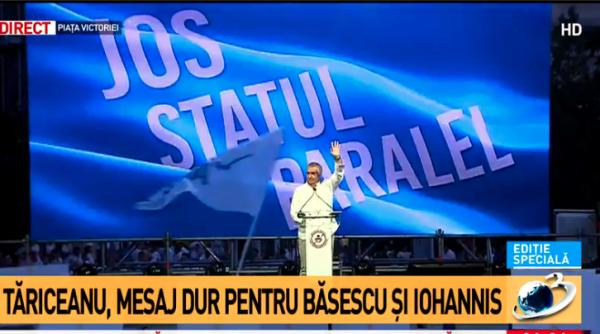 miting psd tariceanu cel mai mare du man al nostru basescu iohannis parin ii noii securita i