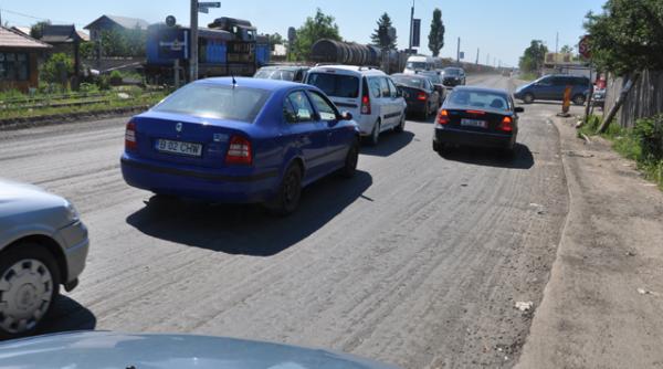 incident pe centura capitalei trafic ingreunat