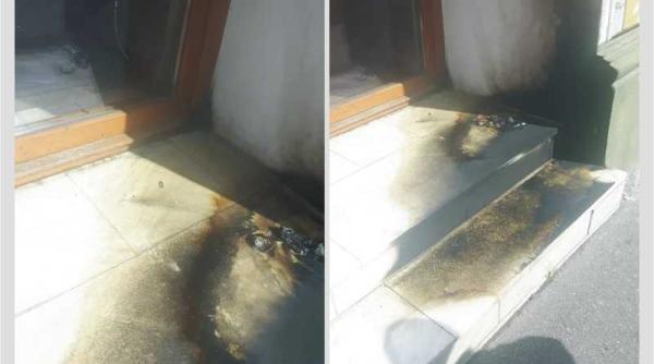 sediul psd atacat cu sticle incendiare