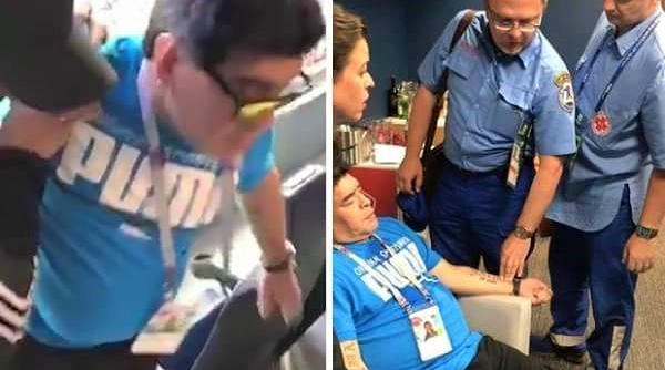 maradona momente dramatice a fost dus la spital