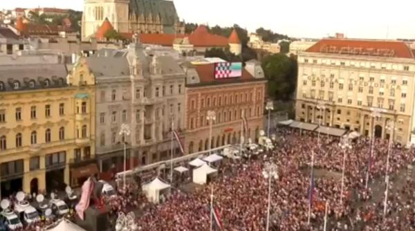 croa ia primire triumfala 100 000 de oameni la zagreb