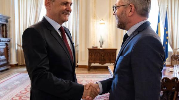 liviu dragnea intalnire cu michael roth ministru de stat pentru afaceri europene