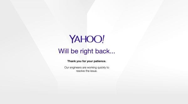 probleme pe yahoo oamenii nu s au putut conecta la mail