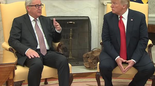 reactii in europa dupa intrevederea dintre donald trump si jean claude juncker